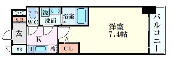 アプリーレ中之島の物件間取画像